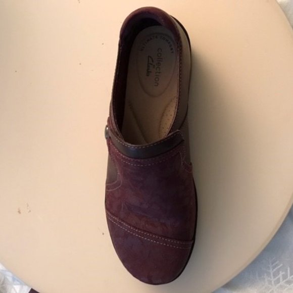Clarks Collection Leather Slip On Shoes - Cora - Picture 2 of 3